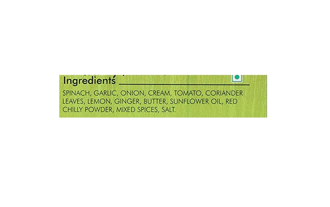 Cira Xpress Meal Lasooni Palak Indian Curry   Box  65 grams